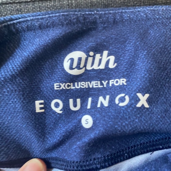 With for equinox blue print full length leggings - Picture 2 of 4